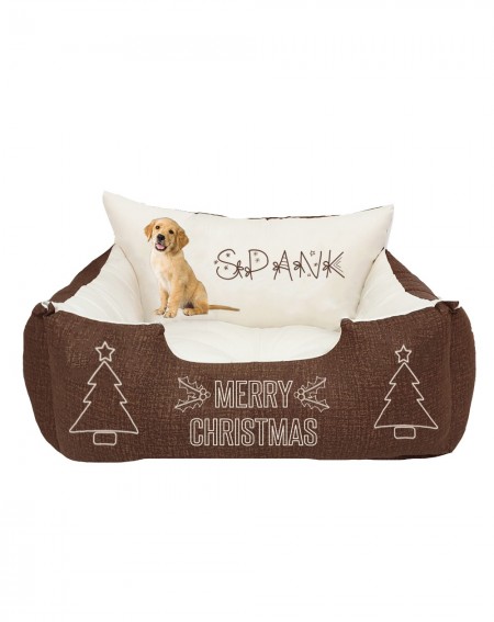 Christmas Bed for dog with photo