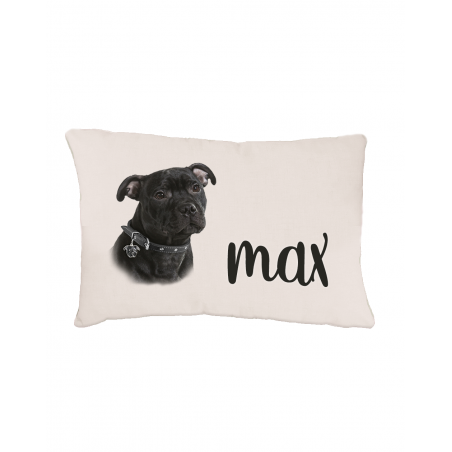 Personalized soft dog bed