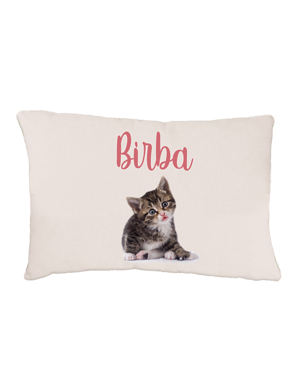 Personalized soft cat bed