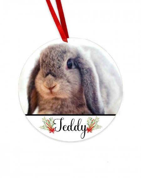 Christmas tree decoration with bunny photo